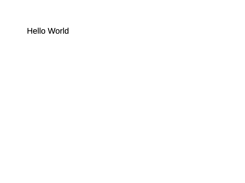 Basic text output